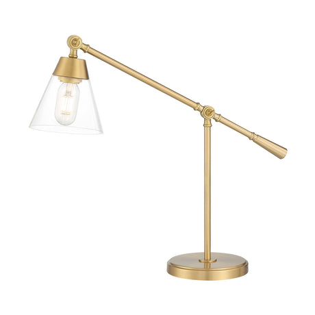 Open Box Owen Table Lamp, Satin Brass