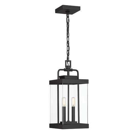 Parker Outdoor Hanging Light, Black