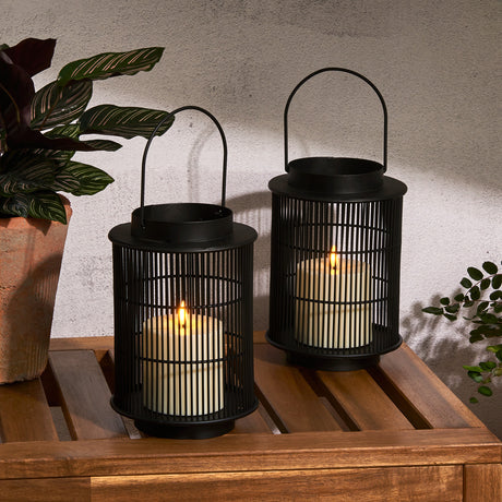 Mariposa Outdoor Lantern, Small, Set of 2