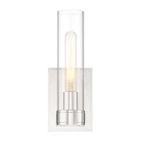 Sutton 1 Light Wall Sconce, Polished Nickel