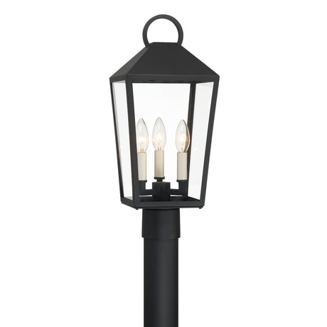 Cole Outdoor Post Light 19", Black
