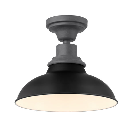 Open Box Carter Outdoor Flush Mount, Black