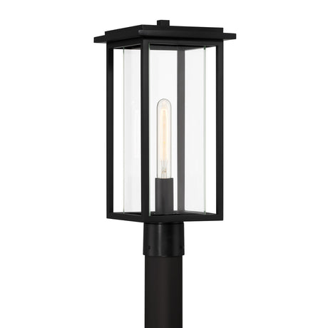 Colin Outdoor Post Light, 19" Black