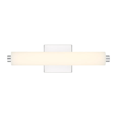 Ronan 18" Opal Glass LED Vanity Light, Chrome