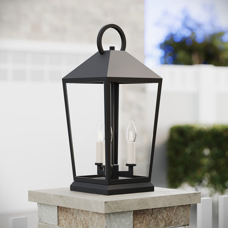 Cole Outdoor Pier Mount Light 18", Black