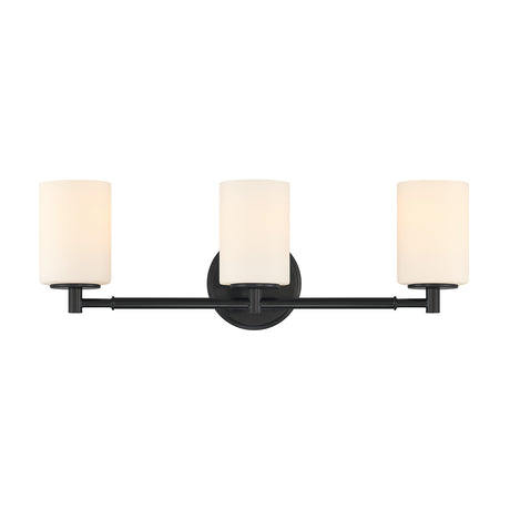 Becca 3 Light Vanity, Matte Black