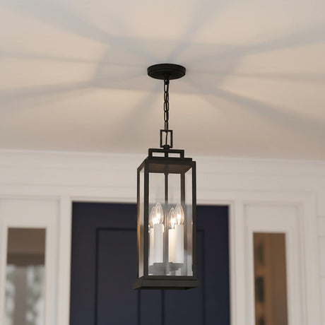 Easton Outdoor Hanging Light, Black