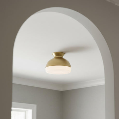 Elody Small Flush Mount 10", Brass