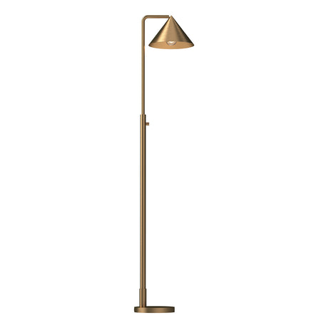Juno Floor Lamp 59", Brushed Brass