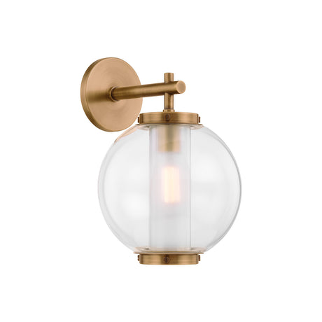 Rogers Outdoor Wall Light, 14" Vintage Brass