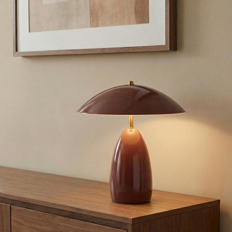 Aubrey LED Table Lamp 14", Maroon