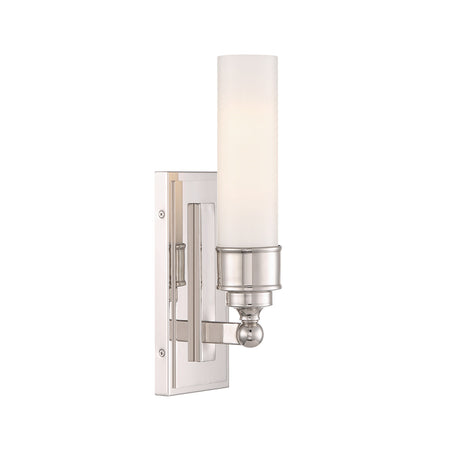 Connor 1 Light Wall Sconce 15", Polished Nickel