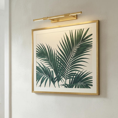 Ethan Extra Large LED Picture Light, Aged Brass