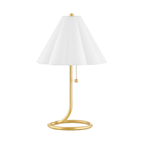 Nina Table Lamp 23", Aged Brass