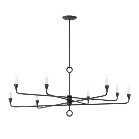 Adalyn 8 Light Chandelier 41", Antique Iron