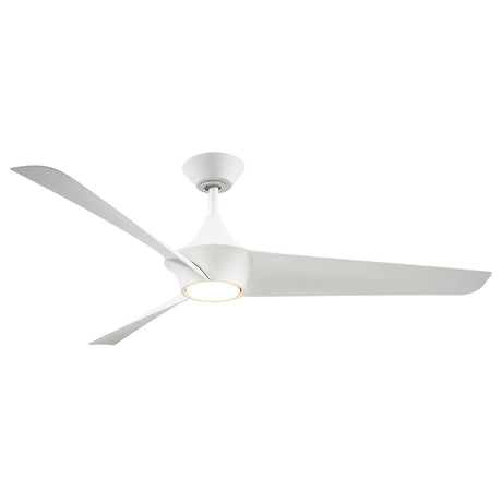 Dover LED Ceiling Fan 56", White