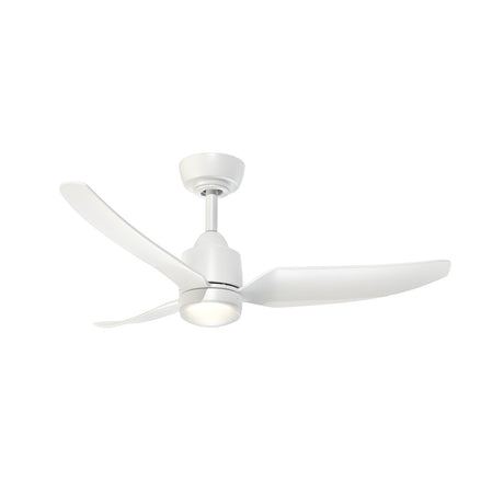 Kent LED Outdoor Ceiling Fan with Light 42", White