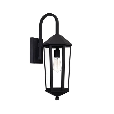 Asbury Outdoor Wall Light, Small 23" Black