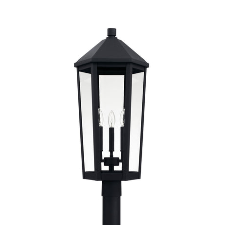 Asbury Outdoor Post Light 28", Black