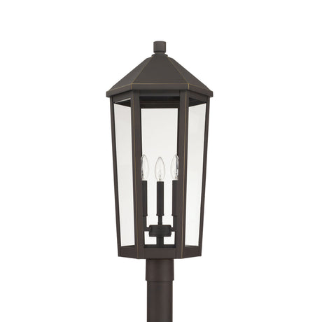 Asbury Outdoor Post Light 28", Oiled Bronze