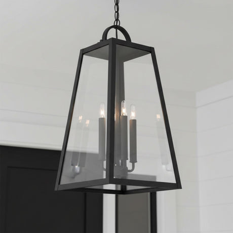 Alden Outdoor Hanging Light, Black