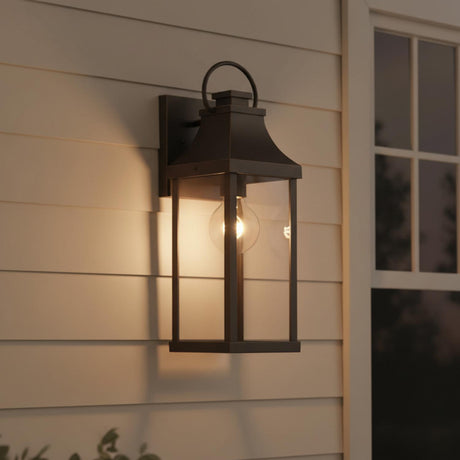 Ainsley Outdoor Wall Light, Small 17" Oiled Bronze