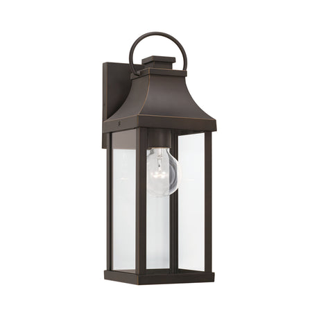 Ainsley Outdoor Wall Light, Small 17" Oiled Bronze