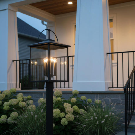 Darby Outdoor Post Light 25", Black