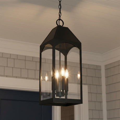 Chester Outdoor Hanging Light, Black