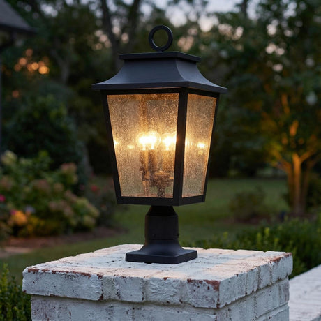 Beckett Outdoor Post Light 24", Black