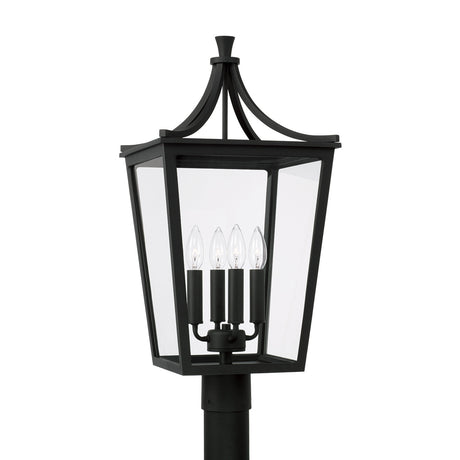 Ellery Outdoor Post Light 25", Black