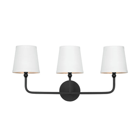 Elowen 3 Light Vanity, Matte Black