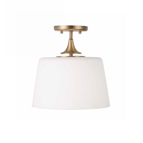 Harper Semi-Flush 12", Aged Brass