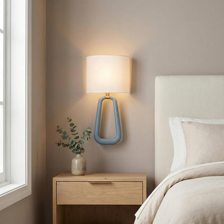 Boden Wall Sconce 20", French Blue and Brass