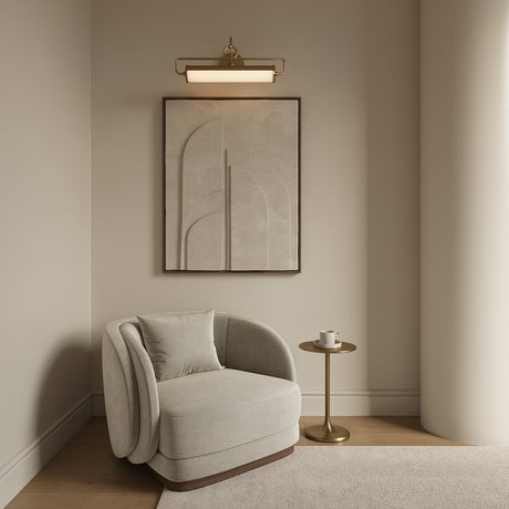 Dodie LED Picture Light 21", Brushed Brass