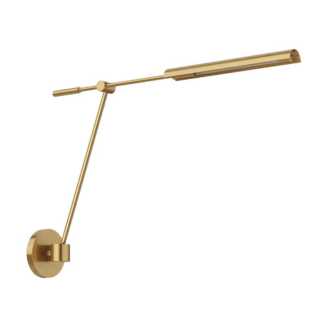 Linden LED Articulating Wall Sconce, Aged Brass