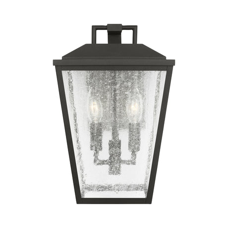 Harrison Outdoor Medium Wall Light 14", Textured Black