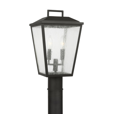 Harrison Outdoor Post Light 17", Textured Black