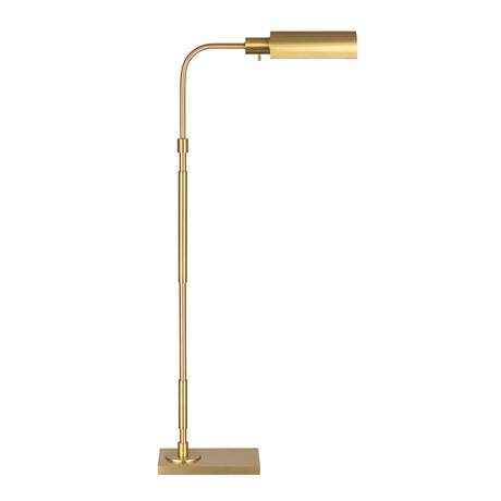 Gunther Floor Lamp 47", Modern Brass