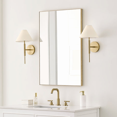 Hazelton Wall Sconce 17", Satin Brass