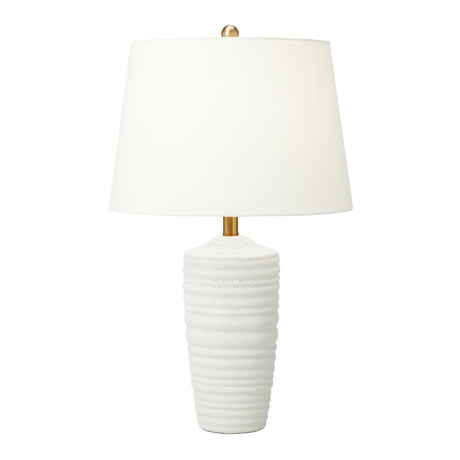 Joyce Table Lamp 28", Textured White