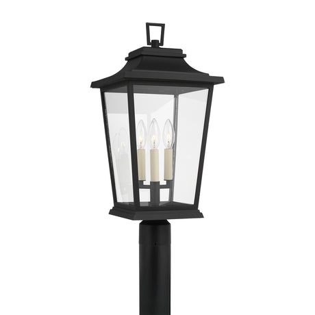 Pembroke Outdoor Post Light 23", Textured Black