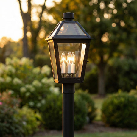 Fairmont Outdoor Post Light 20", Textured Black