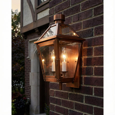 Fairmont Small Outdoor Wall Light 16", Copper