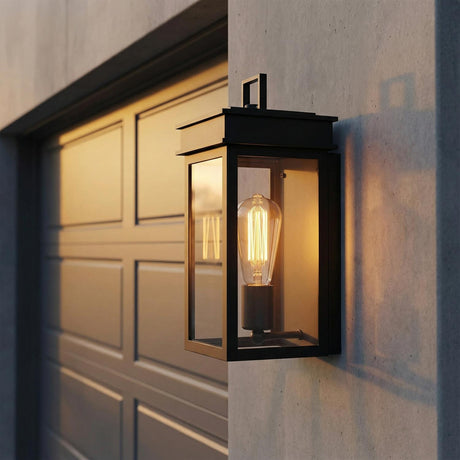 Monterey Outdoor Wall Light, Small 13" Black