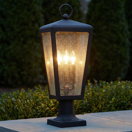 Barrett Outdoor Post Light, Textured Black