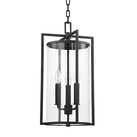 Peyton Outdoor Hanging Light 11", Textured Black
