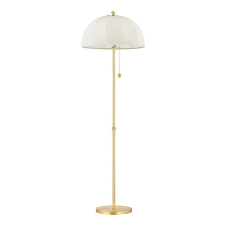 Mayfair Floor Lamp 64", Aged Brass