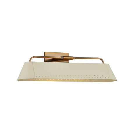 Henley Picture Light 18", Patina Brass and Soft Sand