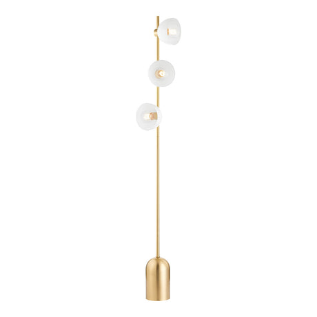 Penrose Floor Lamp 67", Aged Brass
